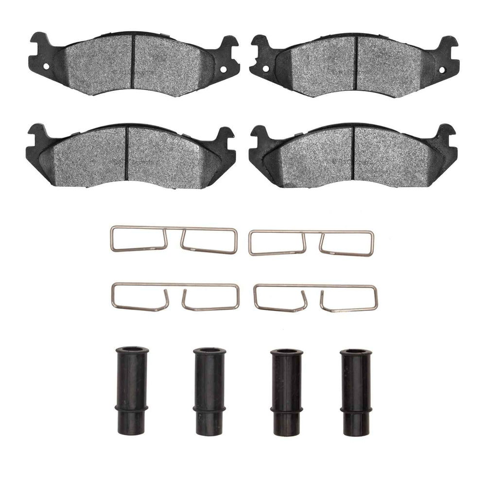 R1 82-92 American Motors Concord Front Super Duty Brake Pads & Hardware Kit