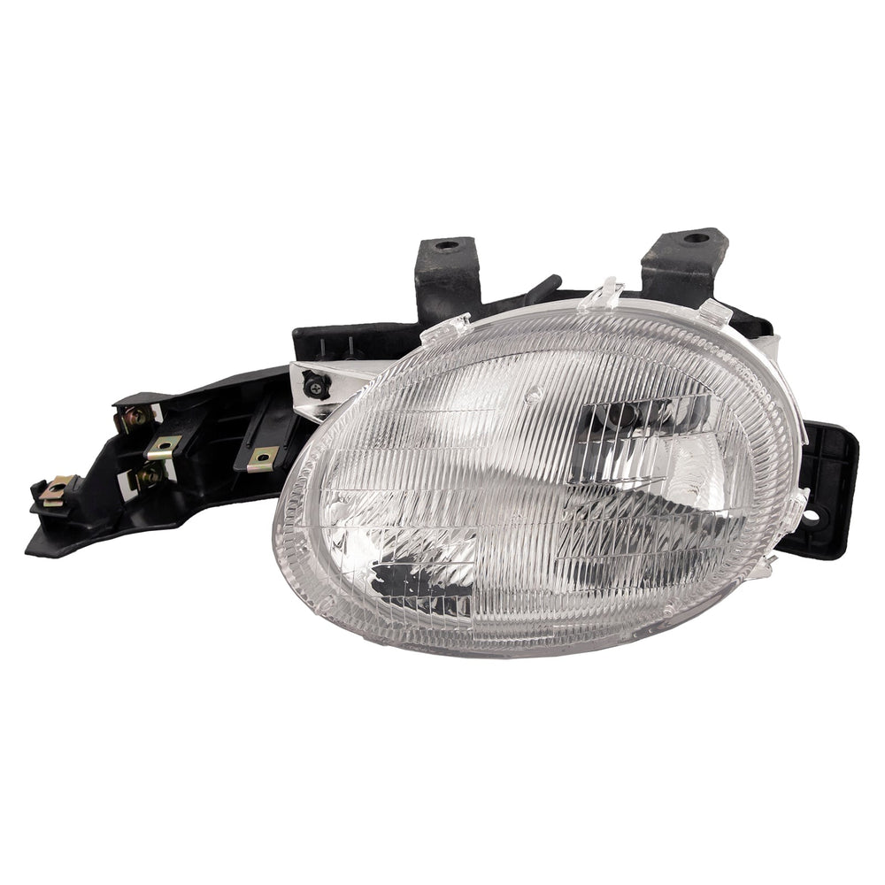 LH HEADLAMP ASSY COMPOSITE; W/O BULB; NEON 9599
