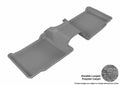 3D MAXpider 2011-2019 Ford Explorer Kagu 2nd Row Floormats - Gray