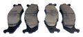 Front Brake Pad Set for Select 82-92 Jeep CJ-5, CJ-7, CJ-8, YJ, XJ, MJ Models Crown Automotive