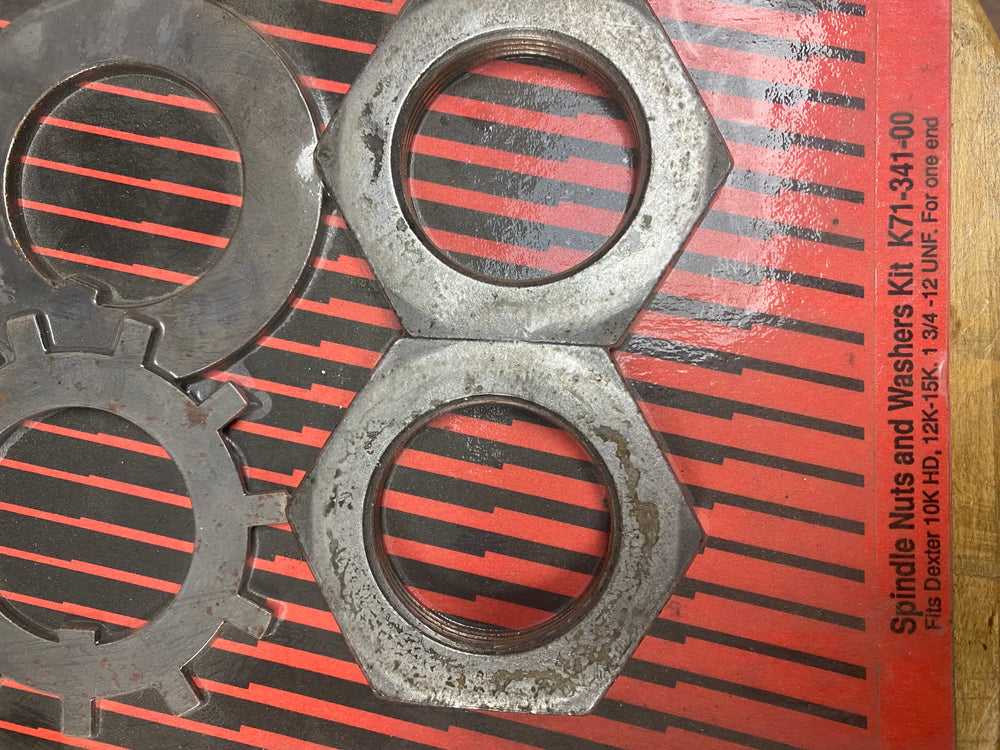 SPINDLE NUTS & WASHERS 10K HD12K & 15K 1 3/412 UNF