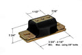 Energy Suspension Gm Transmission Mount - Short - Black