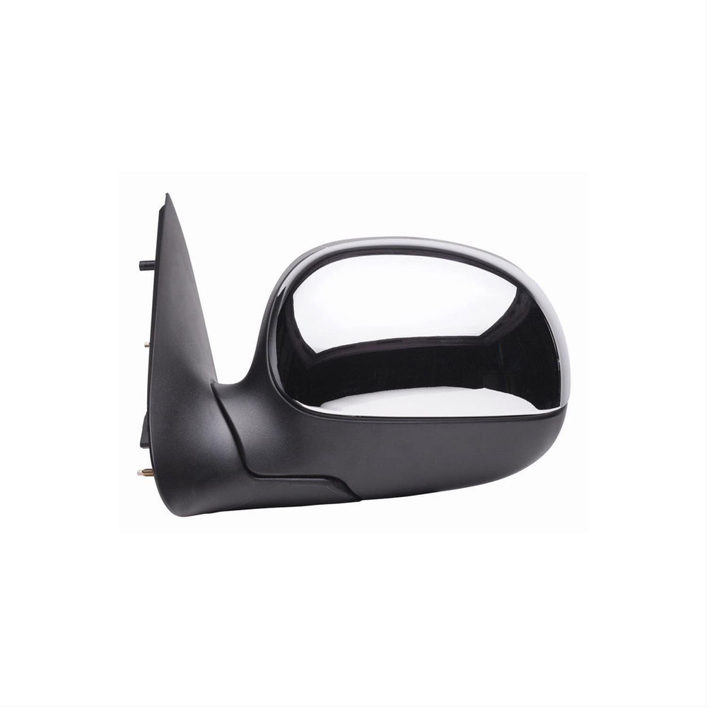 9703 F150 9799 F250 LH MANUAL FOLDAWAY OE MIRROR TEXTURED BLACK CHROME COVER