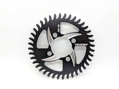 Vortex Racing Aluminum Rear Sprocket 420 38 Tooth- Black