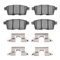DFC 07-15 Ford Edge Rear 5000 Advanced Ceramic Brake Pads and Hardware Kit