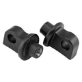 Kuryakyn Splined Peg Adaptors Satin Black