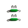 Ticon Industries Green Silicone Titanium Spring Tab and Spring Kit (10 Tabs/5 Springs) - 5 Pack