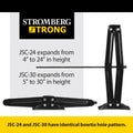 (SINGLE JACK)SCISSOR JACK 24IN 5000 LB RATING