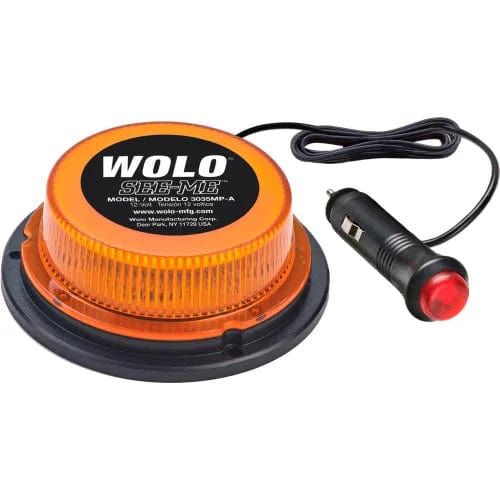 BRIGHT STAR BLUE LENS PERMANENT MOUNT COMMERICAL GRADE STROBE WARNING LIGHT