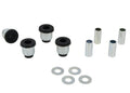 Control arm - upper bushing 4 Shell Bushings 4 Tubes 4 Washers Install Guide Grease