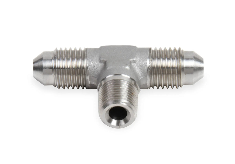 -4 TO 1/8 NPT T ON SIDE STAINLESS STEEL