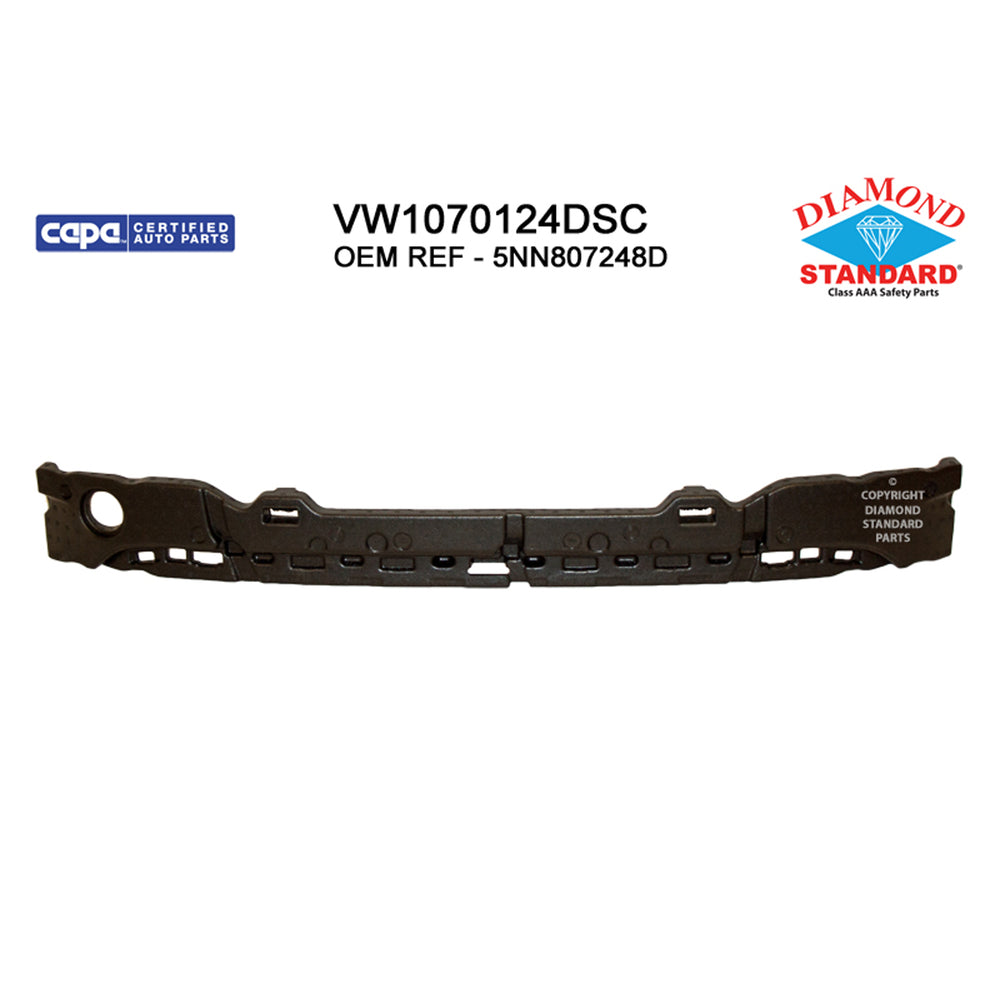 CAPA 1821 VOLKSWAGON TIGUAN STANDARD STYLE FRT ABSORBER