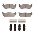 DFC 96-02 Ford Crown Victoria Rear 5000 Advanced Semi Metallic Brake Pads and Hardware Kit
