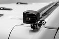 ~(1 lbs. 12X7X7)~ A Pillar Lower Pod Style LED Light Bar Brackets To Mount (2) 3IN Cube LED Work Lights Or Similar No Cut No Drill Installation Black Powder Coated Brackets Only