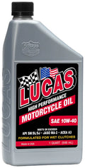 SAE 10W40 MOTORCYCLE OIL 1 QUART CASE OF 6