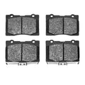 DFC 05-12 Acura RL Front 5000 Advanced Low Metallic Brake Pads