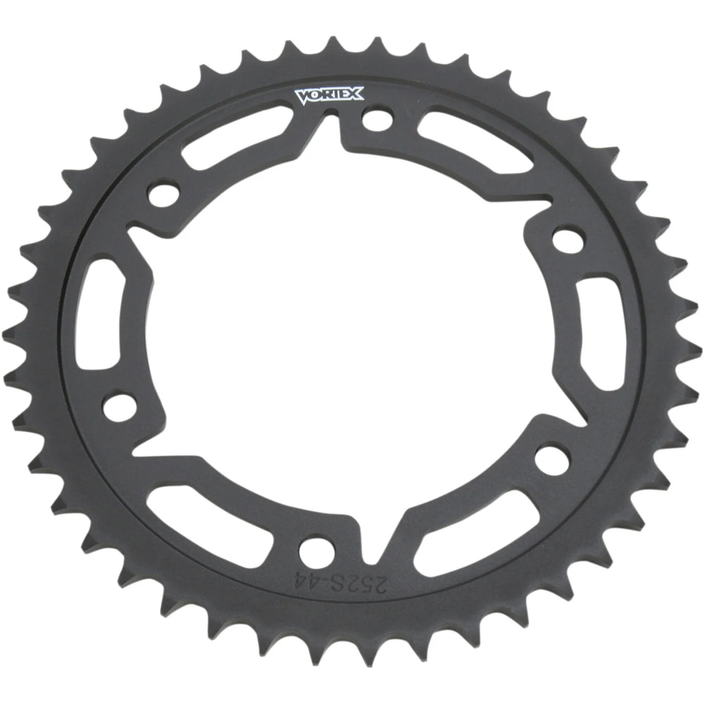 Vortex Racing Steel Rear Sprocket 525 44 Tooth- Black