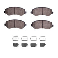 DFC 01-07 Chrysler Voyager Front 5000 Advanced Semi Metallic Brake Pads and Hardware Kit