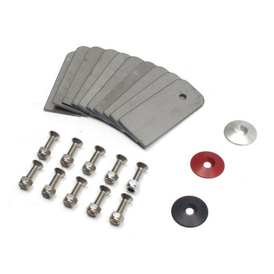 Camburg Gold Fender Washer 10 Pack (aluminum washer bolt body clip 1 8 tab) 040118