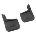 This pair of rear splash guards from Rugged Ridge fits 07-18 Jeep Wrangler.