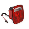 Tail Light Assembly Left Black Fits The Driver Side Of 81-83 CJ5 And 81-86 CJ7 / CJ8 Scrambler OMIX