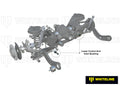 Whiteline control arms close-up