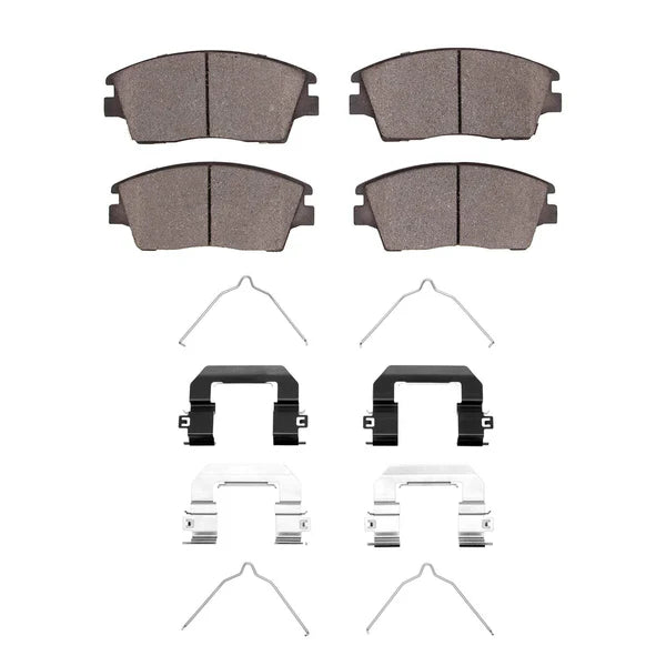 R1 17-22 Kia Sportage (Usa/Canada) Front Semi Met Brake Pads and Hardware Kit