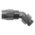 Fragola -6AN x 45 Degree x 9/16-18 (6) Hose End - Black