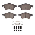 R1 96-96 Volkswagen EuroVan Front Ceramic Brake Pads and Hardware Kit