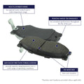 Posi-Quiet Toyota Ceramic Rear Brake Pads