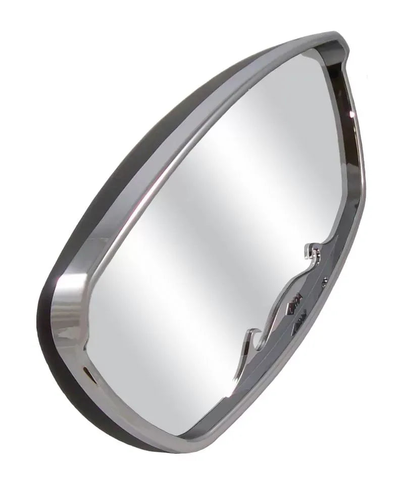 CIPA 04876 WAVE 7IN X 17IN MIRROR HEAD (BLACK WITH CHROME TRIM)