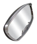 CIPA 04876 WAVE 7IN X 17IN MIRROR HEAD (BLACK WITH CHROME TRIM)