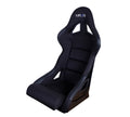 NRG FRP Bucket Seat Cushion- Black Fabric 3 Pcs