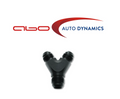 Vibrant Performance - 10813 - Y Adapter Fitting; Size: -12AN x dual -8AN