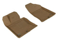 3D MAXpider 2011-2015 Kia Optima Kagu 1st Row Floormat - Tan