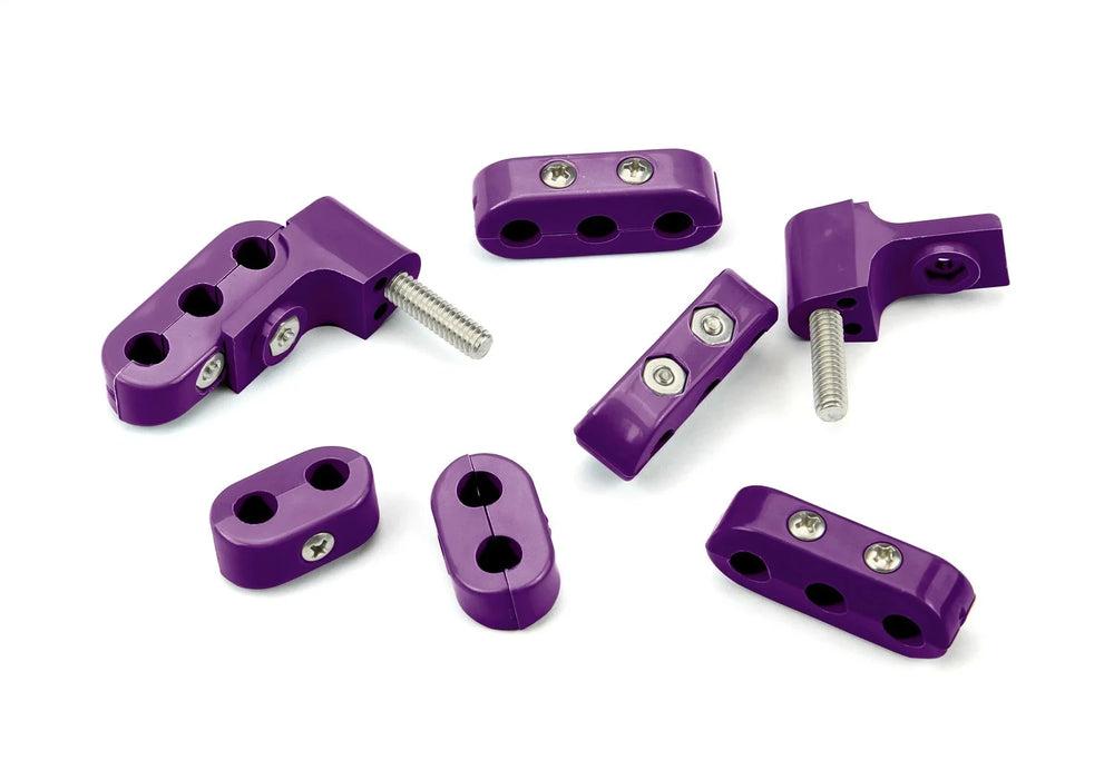 SMOOTHIE V6 WIRE SEPERATOR KIT FOR 78MM PLUG WIRES 2 BRACKETS 2 2PL & 4 3PL