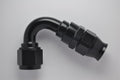 Fragola -6AN Real Street x 120 Degree Hose End Black For PTFE Hose
