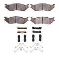 R1 04-06 Ford E-150 Front Semi Met Pads & Hardware Kit