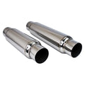 4.00IN X 19.00IN RESONATOR HIPOLISHED SS MUFFLER 3.00IN ID / 3.00IN OD