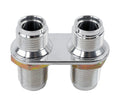 2 Way In Line Bulkhead #10 and #10 O-Ring