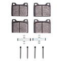 DFC 67-74 Volvo 142/144/144 Front 3000 Semi-Metallic Brake Pads and Hardware Kit
