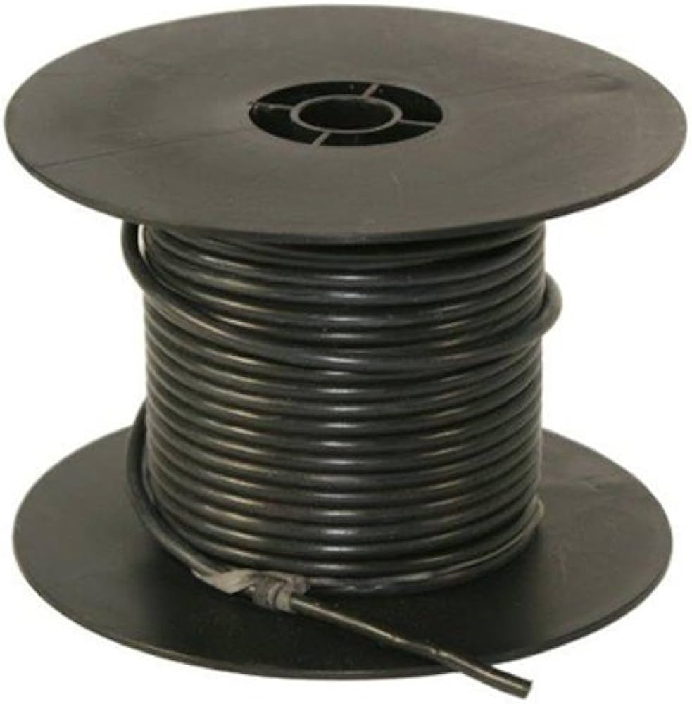 WIRE SPOOL PRIMARY 10 GAUGE; BLACK 100 FT
