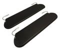 Black Sun Visor Set for 1972-1986 Jeep CJ-5, CJ-6, CJ-7 and CJ-8 Set of 2 RT Off Road