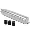 NRG Universal Short Shifter Knob - 5in. Length / Heavy Weight 1.27Lbs. - Silver
