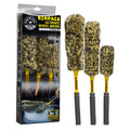 Chemical Guys Rimpaca Ultimate Wheel Brush Set - 3 Pcs