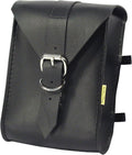 Willie & Max Universal Fit Mini Sissy Bar Bag (6 in L x 8 in W x 3 in H) - Black