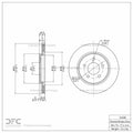 DFC 05-14 Ford Mustang Rear Brake Rotor