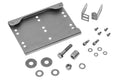 Kentrol 07-18 Jeep Shackle Mounted License Plate Bracket Wrangler JK - Textured Black