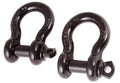 D-Ring Shackle Kit, 7/8 inch, Black, Steel, Pair