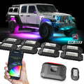 XK Glow XKmax RGBW Addressable LED Rock Light Pod